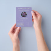 Council of Leaves | Mandala Art P&B チラシ (手)