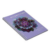 Council of Leaves | Mandala Art P&B ノートブック (右側)