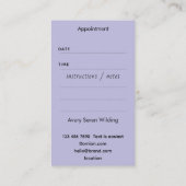 Council of Leaves | Mandala Art P&B 予約カード (裏面)