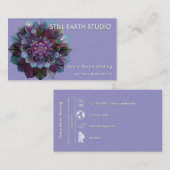 Council of Leaves | Mandala Art P&B 名刺 (正面/裏面)