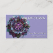 Council of Leaves | Mandala Art P&B 名刺 (正面)