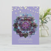 Council of Leaves | Mandala Art P&B 招待状 (スタンド正面)