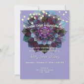 Council of Leaves | Mandala Art P&B 招待状 (正面)