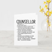 Counsellor カード (黄色い花)