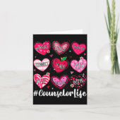 Counselor Life School Counseling Hearts School Val カード (正面)