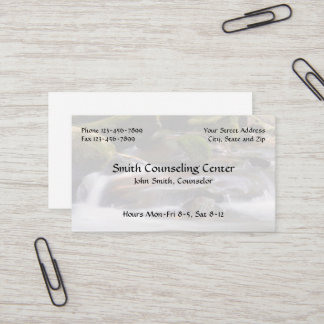 Counselor Psychologist Mental Health Business Card 名刺