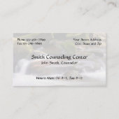 Counselor Psychologist Mental Health Business Card 名刺 (正面)
