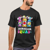 Counselor Teacher Squad Teacher's Day Cute Rabbit  Tシャツ (正面)
