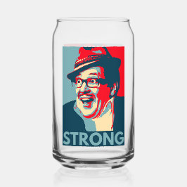 Count Arthur Strong printed can glass ガラス缶