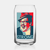 Count Arthur Strong printed can glass ガラス缶 (裏面)