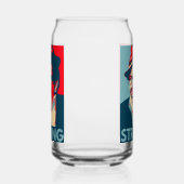 Count Arthur Strong printed can glass ガラス缶 (右)