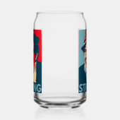 Count Arthur Strong printed can glass ガラス缶 (左)