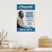 Count Basie jazz poster - Live At the Crescendo ポスター (キッチン)