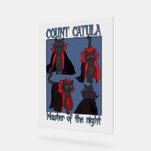 Count Catula Master of the Night アクリルサイン (傾斜)
