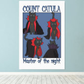 Count Catula Master of the Night キャンバスプリント (インサイチュ (ウッドフロア))