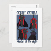 Count Catula Master of the Night ポストカード (正面/裏面)
