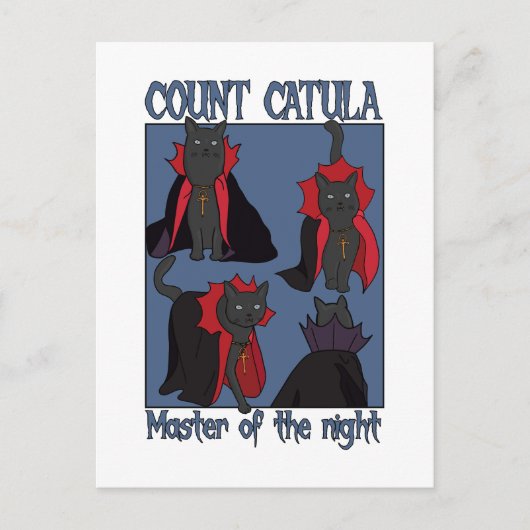 Count Catula Master of the Night ポストカード (正面)