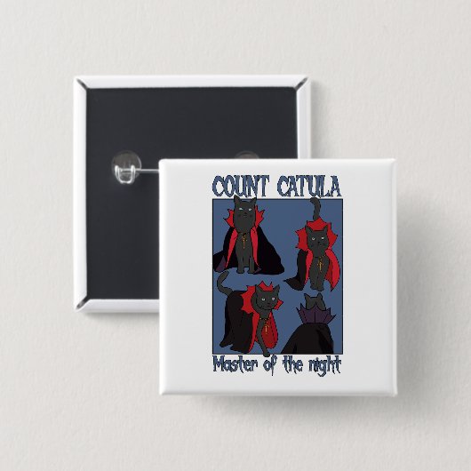 Count Catula Master of the Night 缶バッジ (正面&裏面)