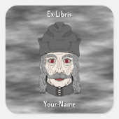 Count Dracula 2026 Bookplate スクエアシール (正面)