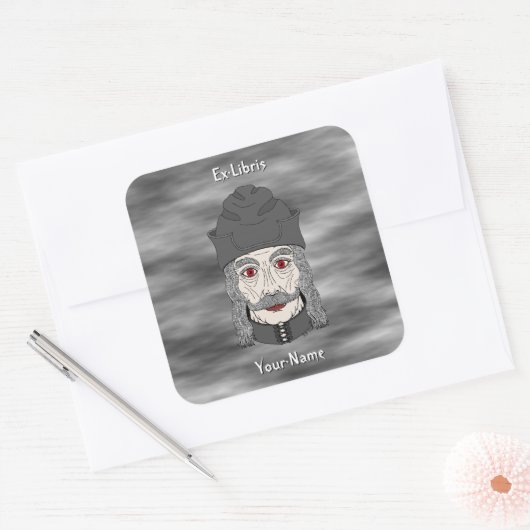 Count Dracula 2026 Bookplate スクエアシール (封筒)