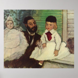 Count Lepicと彼の娘 – Edgar Degas ポスター