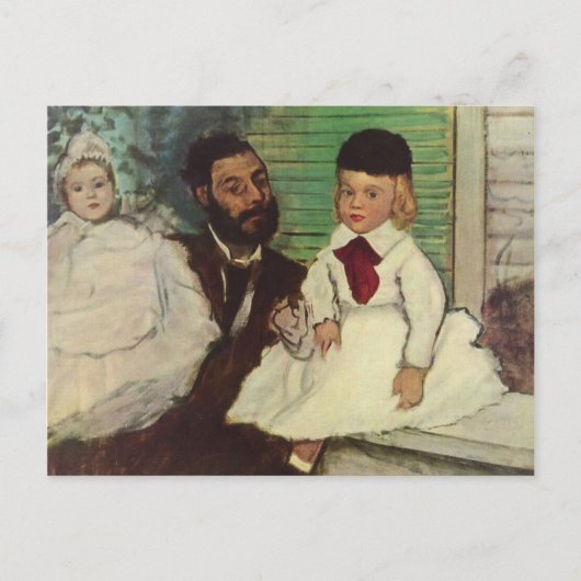 Count Lepicと彼の娘 – Edgar Degas ポストカード (正面)