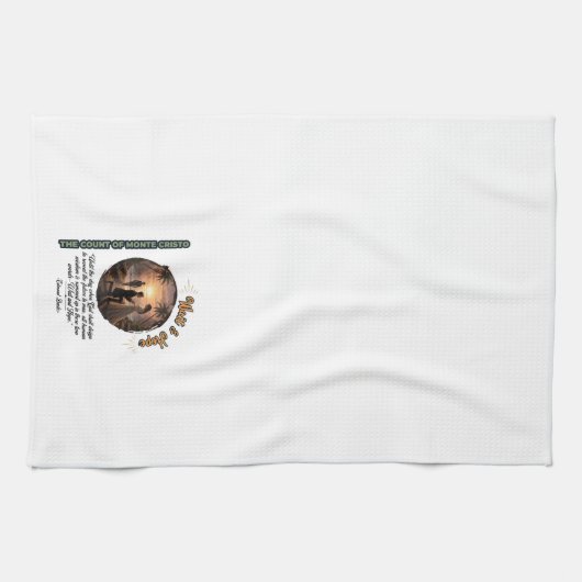 Count of Monte Cristo Wait & Hope Sunset キッチンタオル (横)