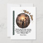 Count of Monte Cristo Wait & Hope Sunset Flat Card (正面)