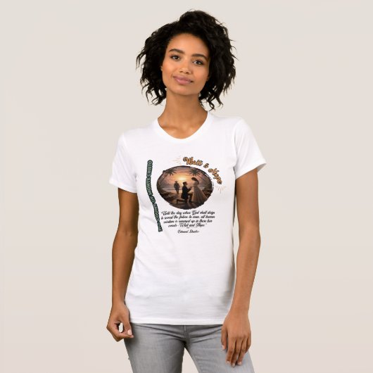 Count of Monte Cristo Wait & Hope Sunset Tシャツ (正面フル)
