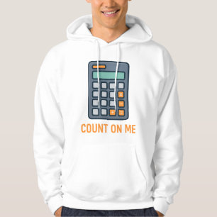 Count On Me – 計算スタイリッシュデザインfor Math パーカ