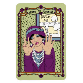Count On Yourself_A_4x6冷蔵庫磁石 マグネット
