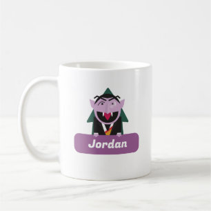 Count von Count Nameセサミストリート コーヒーマグカップ