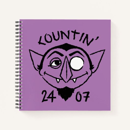 Count von Count Skate Logo - Countin' 24/7 ノートブック (正面)