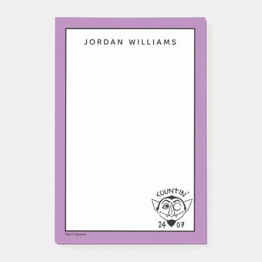 Count von Count Skate Logo - Countin' 24/7 ポストイット (正面)