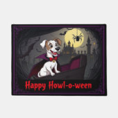 Count Whippet Happy Howl-o-ween ドアマット (正面)