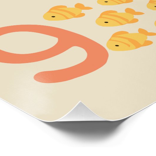  Count with Animals – Cute Educational Numbers  ポスター (コーナー)