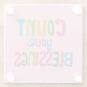 Count your Blessings ガラスコースター (裏面)