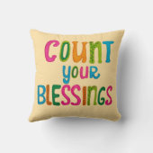 Count your Blessings クッション (裏面)