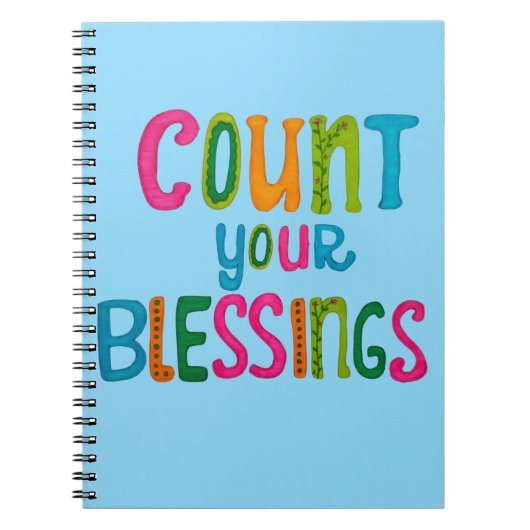 Count your Blessings ノートブック (正面)