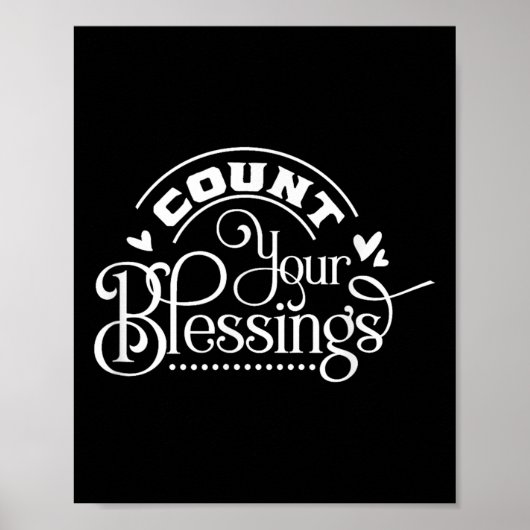 Count Your Blessings, Inspirational, Motivational, ポスター (正面)