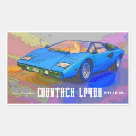COUNTACH 長方形シール