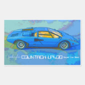 COUNTACH 長方形シール (正面)