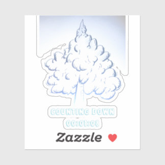 Counting Down 00:01:08 シール