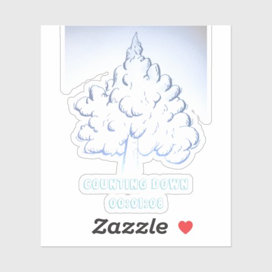 Counting Down 00:01:08 シール (シート)