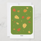 Counting My Blessings | Cute Green Candy Corn Fall シーズンカード (裏面)