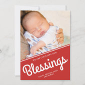 Counting Our Blessings | クリスマス 赤ちゃん 写真 (正面)