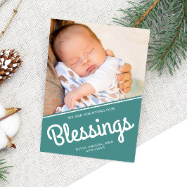 Counting Our Blessings | クリスマス 赤ちゃん 写真