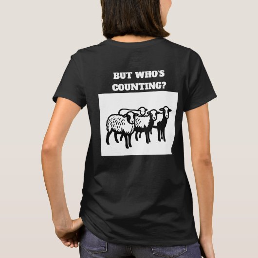 Counting sheep tシャツ (裏面)