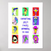Counting Silly Faces Book #10: ポスター (正面)