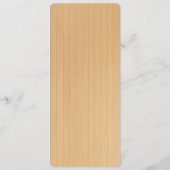 Country 素朴 Blue Mason Jarsのメ結婚ニュー・カード メニュー (裏面)